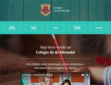 Tablet Screenshot of colegiosademiranda.com